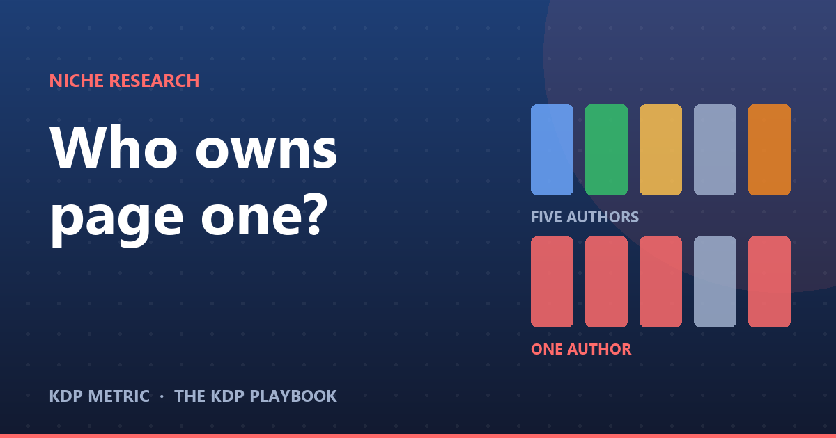 Who Owns Page One? Series, Author Dominance and the Real Barrier to Entry